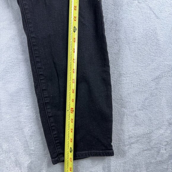 Loft Plus High Waist Skinny Jeans Stretch Slim Pockets Womens Black Size W42 - Picture 10 of 11